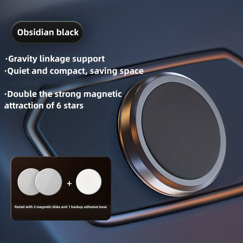 2023 Gravity-Free Revolution Magnetic Phone Car Mount - Effortless Navigation, Secure Universal Fit, Easy Install Stickers - The Ultimate Car Accessory for Safe Driving