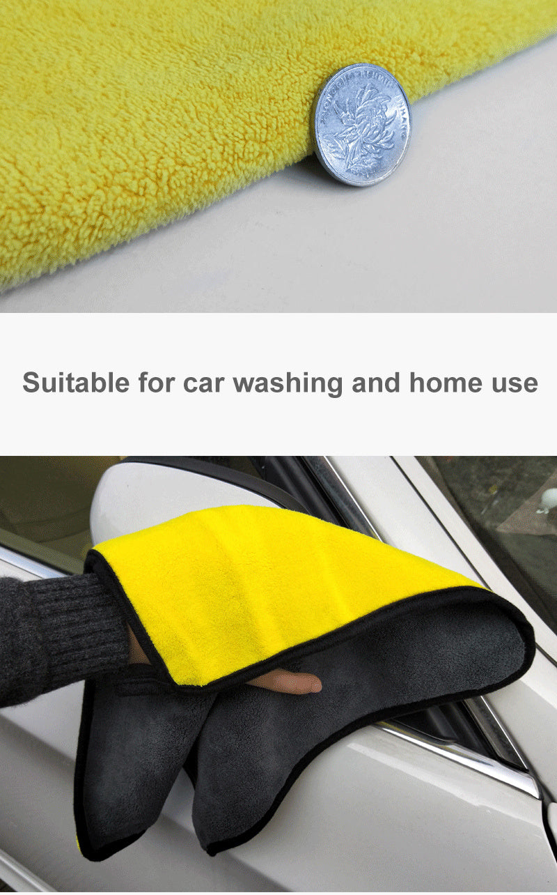 3/5/10pcs Extra Soft and Quick-Drying Car Wash Microfiber Towel, 30*30cm (11.8*11.8 Inch) Car Cleaning Drying Cloth for Home Kitchen Rag Dishwashing