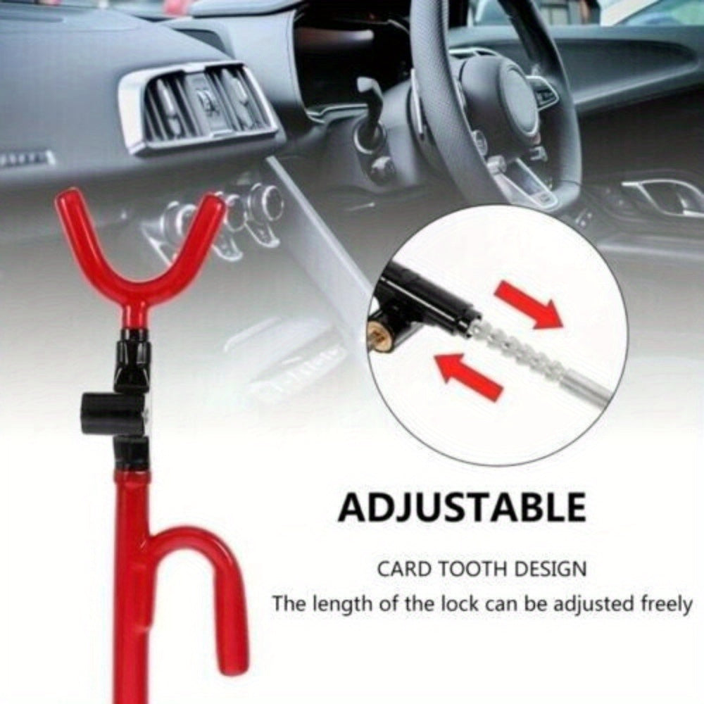 Universal Car Van Truck SUV Steering Wheel Lock - Twin Hooks Anti-Theft Security Device with Durable Construction for Maximum Protection