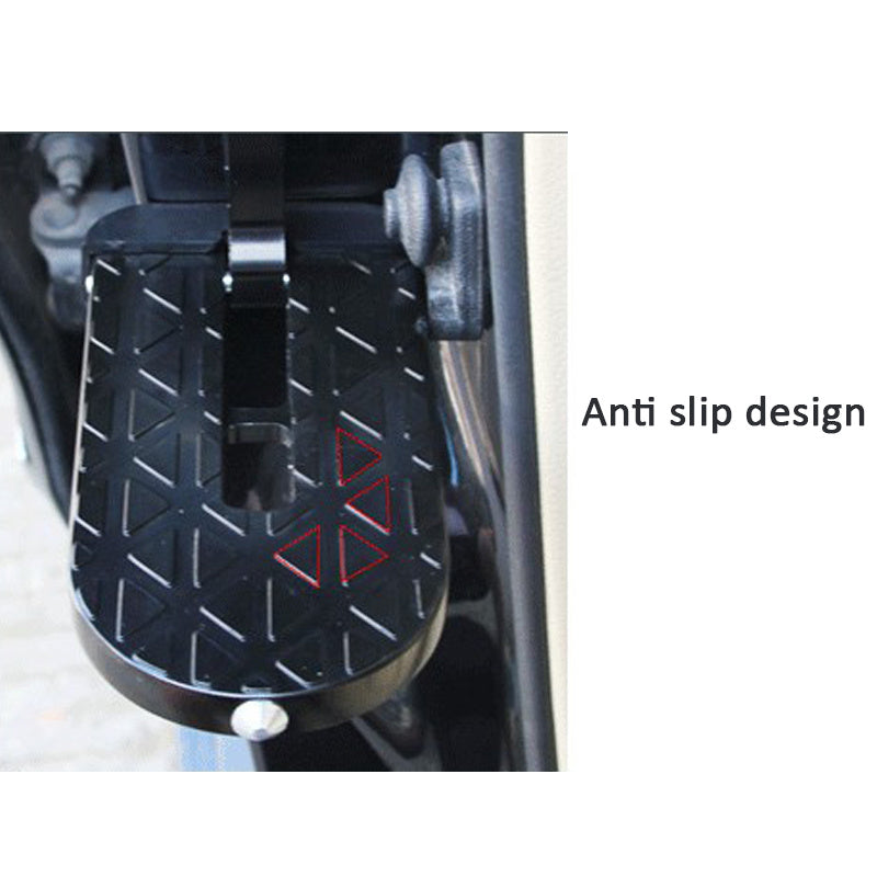 1pc, Car Pedals. The Foot Pedal Is Installed On The Latch, With A Glass Crusher For Easy Access To The Roof. Suitable For Most Cars, SUVs, And Trucks