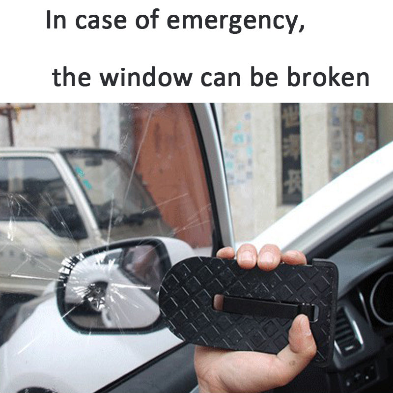 1pc, Car Pedals. The Foot Pedal Is Installed On The Latch, With A Glass Crusher For Easy Access To The Roof. Suitable For Most Cars, SUVs, And Trucks