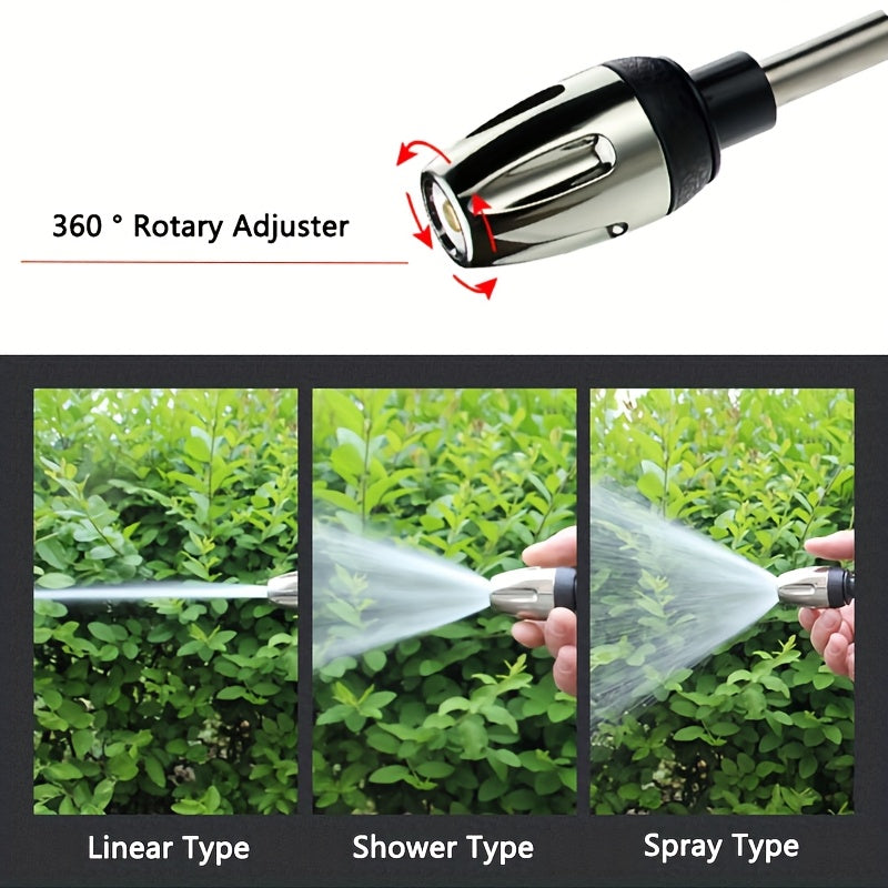 1pc high-Pressure Car Washing Water Gun, External Cleaning Of RV, Foam Kettle Cleaning, Garden Water Hose Nozzle, Garden Shower, Multifunction Watering tool, Powerful Cleaning