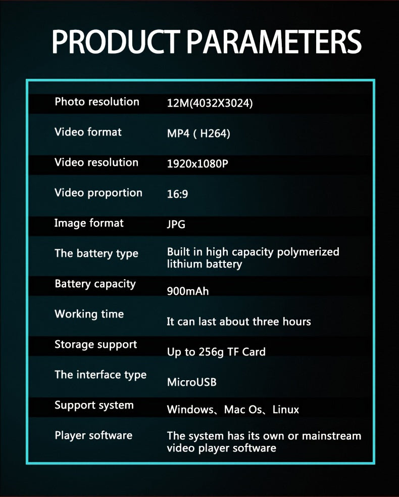 1080P HD Portable Camera with Hotspot Wifi, Motorcycle & Bicycle Dash Cam, Self-Adhesive Mount, Rechargeable Battery, App Control, Compact Design for Outdoor Sports & Cycling, Cycling Accessories, Sleek Gadget, Durable Constr