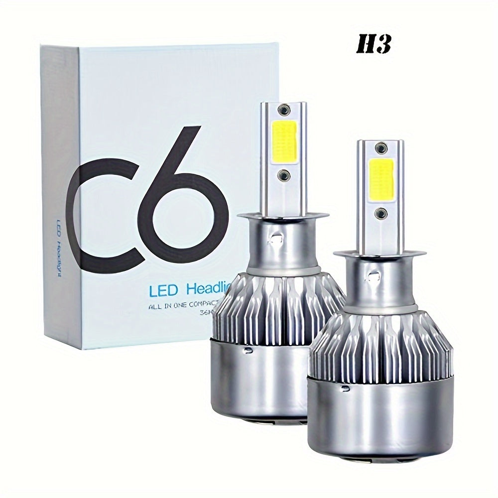 2pcs Headlight H4 H1 H3 Car Lamp H7 H11 9004 9005 9006 9007 Car Led Headlamp Pair