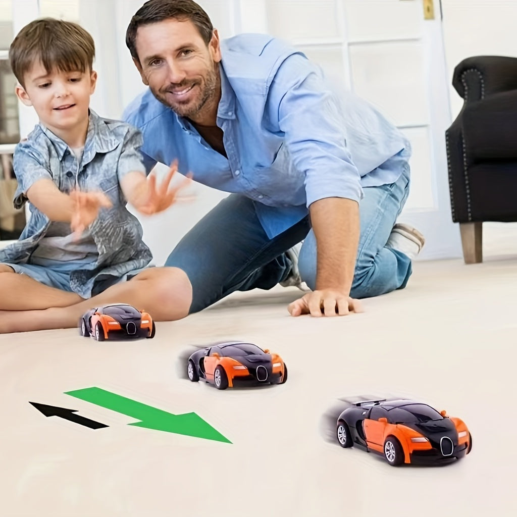 4-In-1 Transforming Robot Car Toy for Kids, Creative ABS Construction, Fun Vehicle to Robot Mode, Ideal Gift for Boys, Mixed Color for Winter