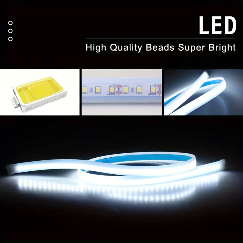 70 Inches, Car Hood/tailgate Installation Light Bar with Dynamic Scanning Welcome Mode Effect, 12V Hard-wired Installation Car LED White Light Bar with Turn Signal Effect, Suitable for Cars, SUVs, Etc. (white Light)
