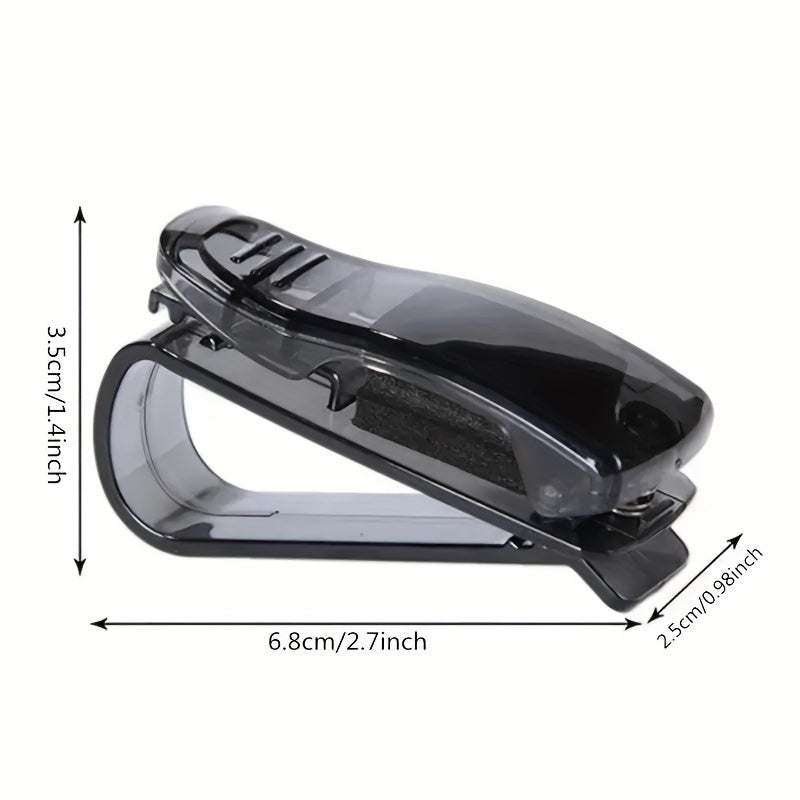 2pcs Universal Glasses Holder Eyeglasses Clip, Car Storage Accessories, Sunglasses Holder, Ideal choice for Gifts