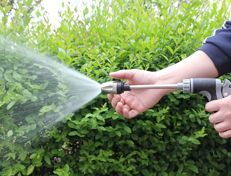 1pc High-Pressure Car Wash Water Gun, Durable Plastic, Garden Hose Nozzle, Multi-Functional Watering Tool, Powerful Cleaning for Cars & Gardens