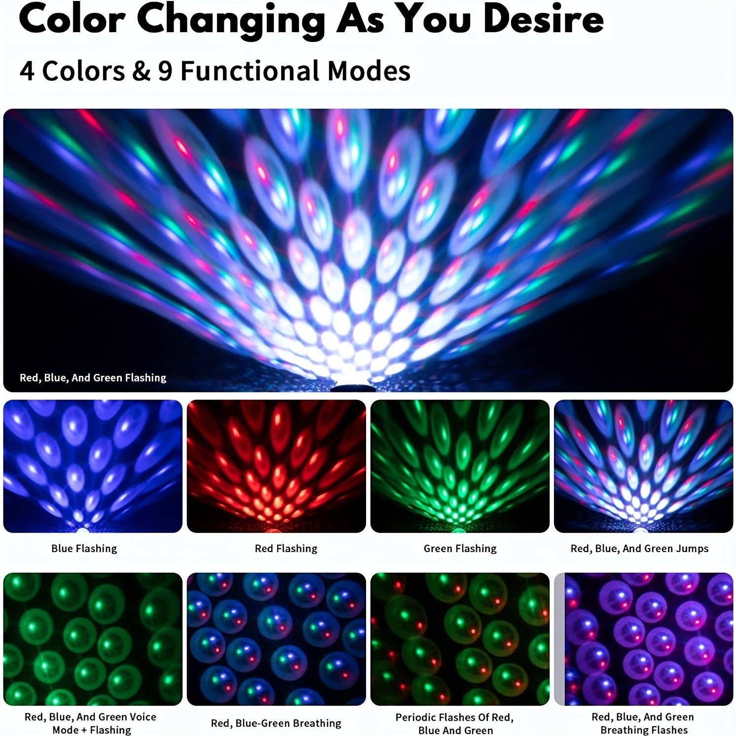 USB Car Roof Light, LED Car Interior Atmosphere Lamp with Color Changing Music Sync, Button Controlled, Non-Waterproof, Decoration Lighting for Vehicle Ceiling, Car Decorations, Perfect for Room Decor