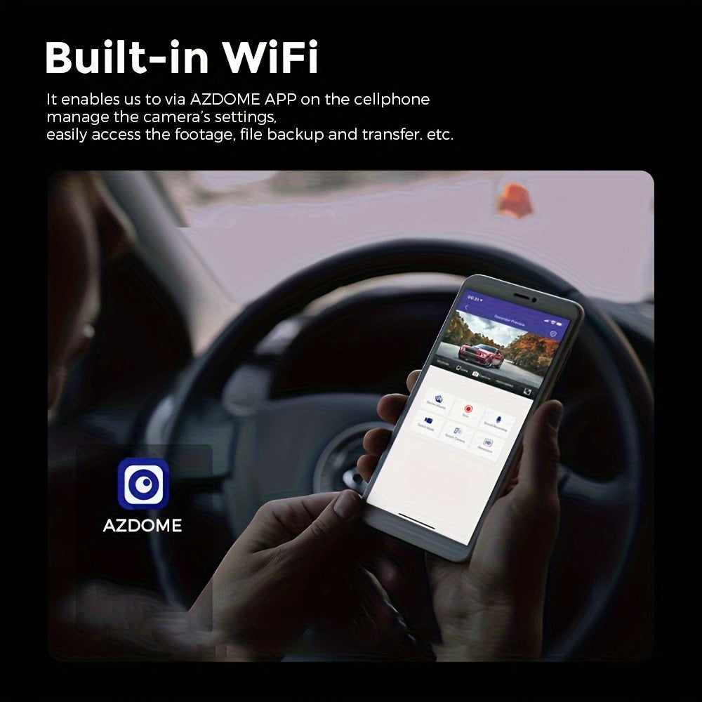 12 Inch 4K Ultra HD Mirror Dash Cam - Intuitive Touch Screen, Crystal-Clear Split-Screen Display, Dual-Lens 4K+1080P Camera, 170° Wide Angle, WiFi, Super Night Vision, Parking Mode - Easy Installation for Cars