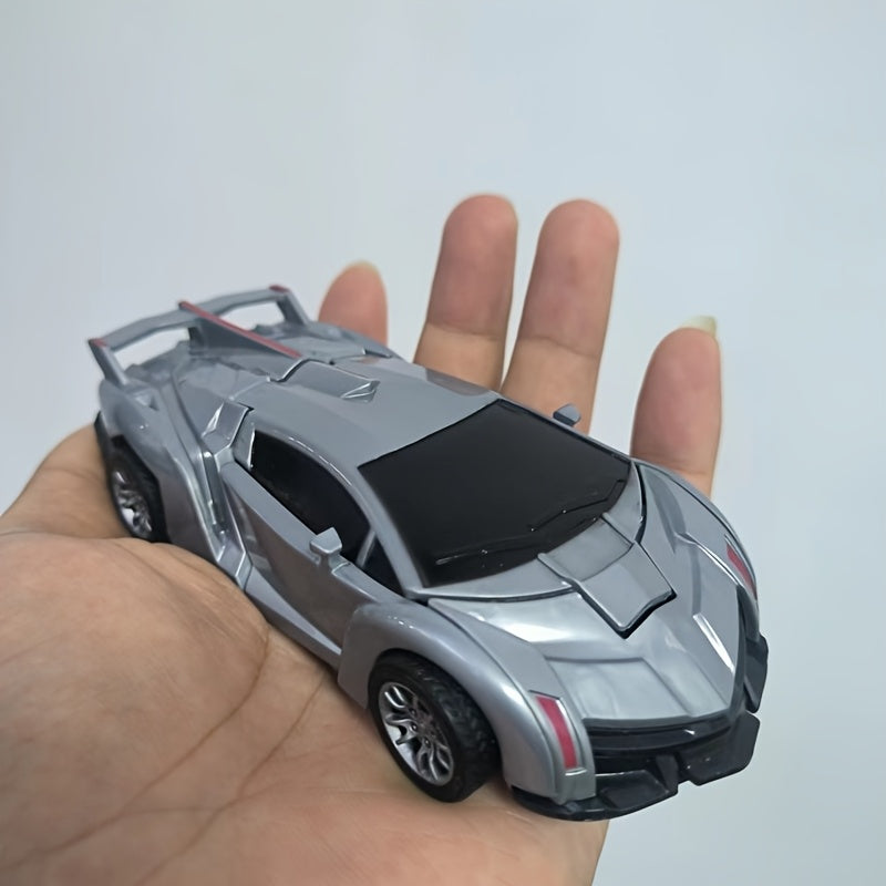 4-In-1 Transforming Robot Car Toy for Kids, Creative ABS Construction, Fun Vehicle to Robot Mode, Ideal Gift for Boys, Mixed Color for Winter