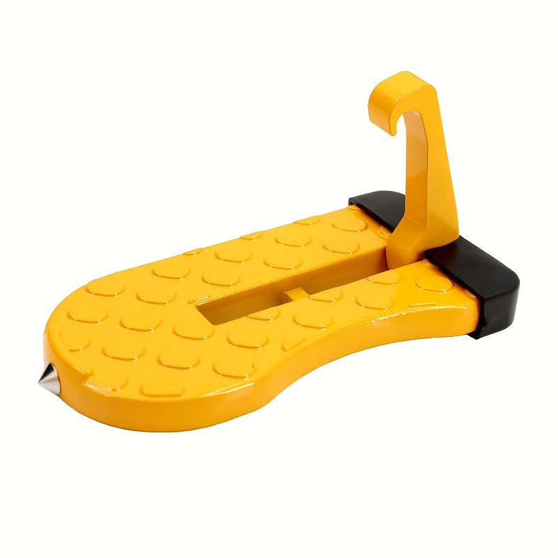 1pc, Car Pedals. The Foot Pedal Is Installed On The Latch, With A Glass Crusher For Easy Access To The Roof. Suitable For Most Cars, SUVs, And Trucks