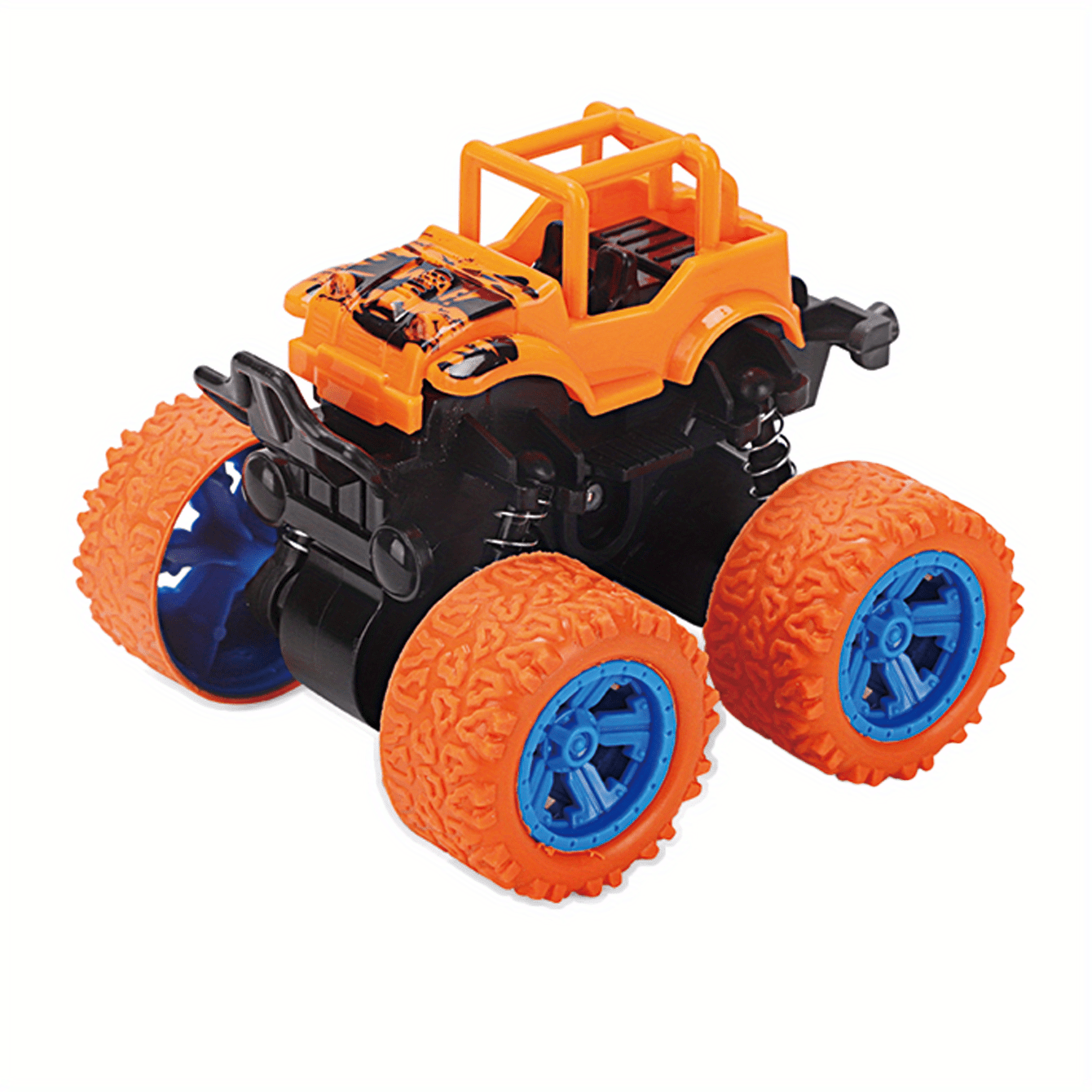 1pc Four-wheel Drive Two-way Inertial Off-road Stunt Car Can Rotate With 360° Stunt As Halloween Gift