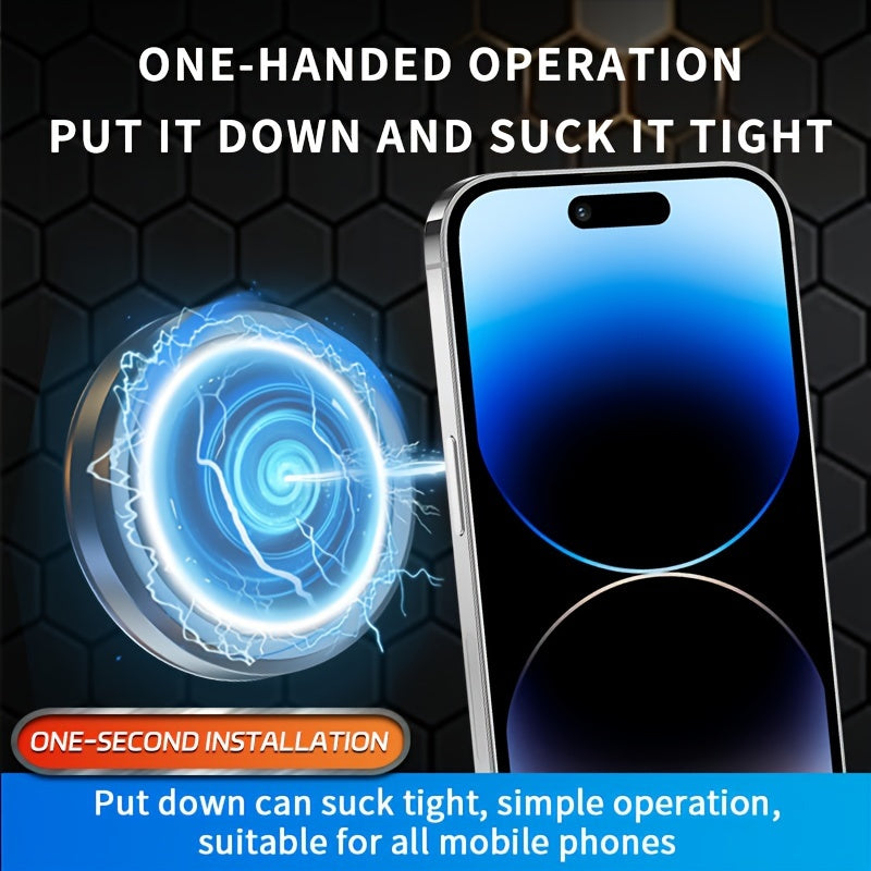 2023 Gravity-Free Revolution Magnetic Phone Car Mount - Effortless Navigation, Secure Universal Fit, Easy Install Stickers - The Ultimate Car Accessory for Safe Driving