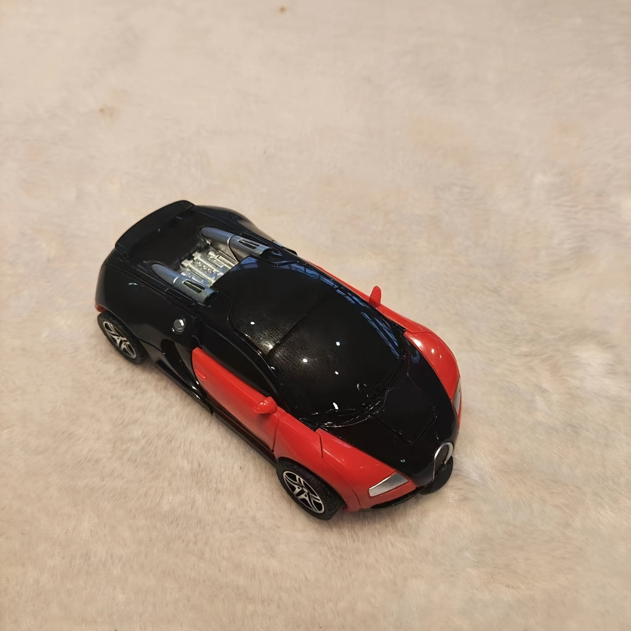 4-In-1 Transforming Robot Car Toy for Kids, Creative ABS Construction, Fun Vehicle to Robot Mode, Ideal Gift for Boys, Mixed Color for Winter