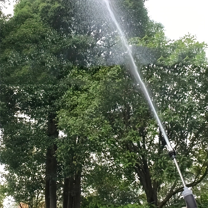 1pc Portable High-Pressure Hose Spray Gun with 3/4" and 1/2" Quick Connect Adapters, Adjustable Thick Rod Spray, Multi-Functional Garden Hose Nozzle for Car Washing and Pet Cleaning, Pet Washing Hose | Adjustable Spray Patter