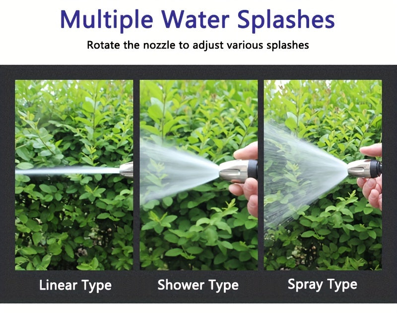 1pc high-Pressure Car Washing Water Gun, External Cleaning Of RV, Foam Kettle Cleaning, Garden Water Hose Nozzle, Garden Shower, Multifunction Watering tool, Powerful Cleaning