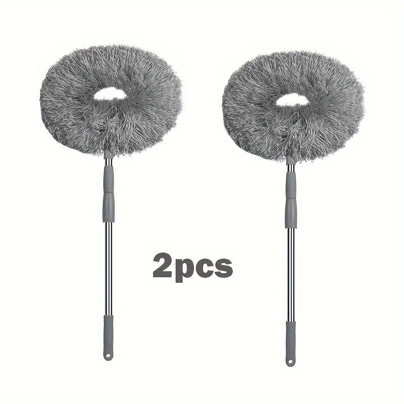 1pc, Washable Ceiling Fan Cleaner, Microfiber Duster with Telescoping Extension Pole, Fit for Cleaning High Ceiling Fan, Furniture, Blinds, Car, Cleaning Supplies, Cleaning Tool