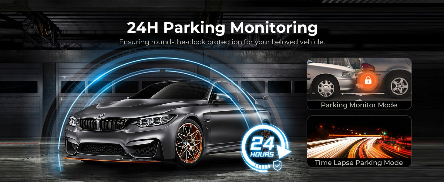 LD2K UHD 10" Full Touch Screen Rear View Mirror Dash Cam, Backup Camera, Front 2K And Rear 1080P Dual Channel Dash Cam, WDR Night Vision, Build-in WiFi, Loop Recording, Emergency Lock, Parking Mode, Simple Installation.