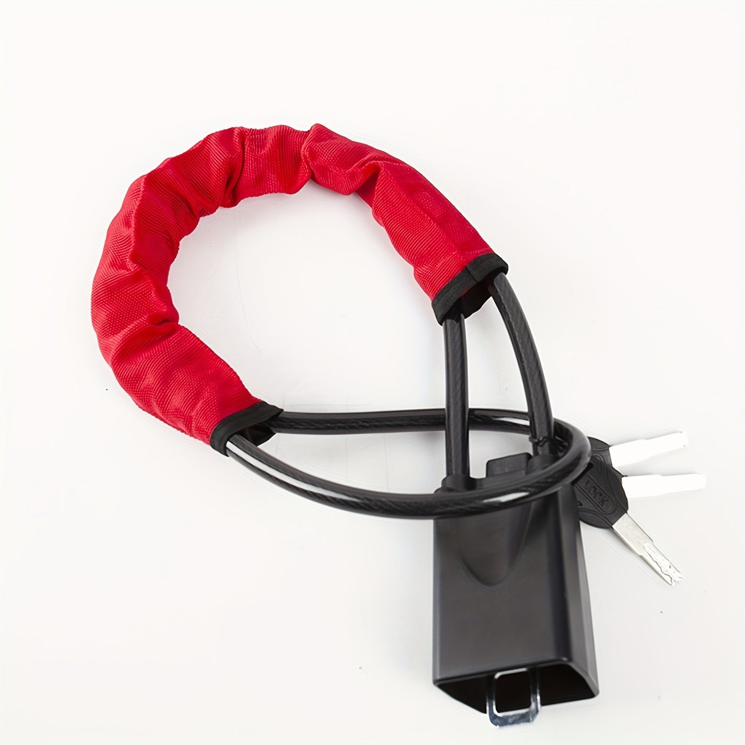 Cut-Resistant Retractable Bold Cable Besper Steel Steering Wheel Lock Anti-Theft Device with Seatbelt Fastener for Car & SUV Security - No Assembly Required