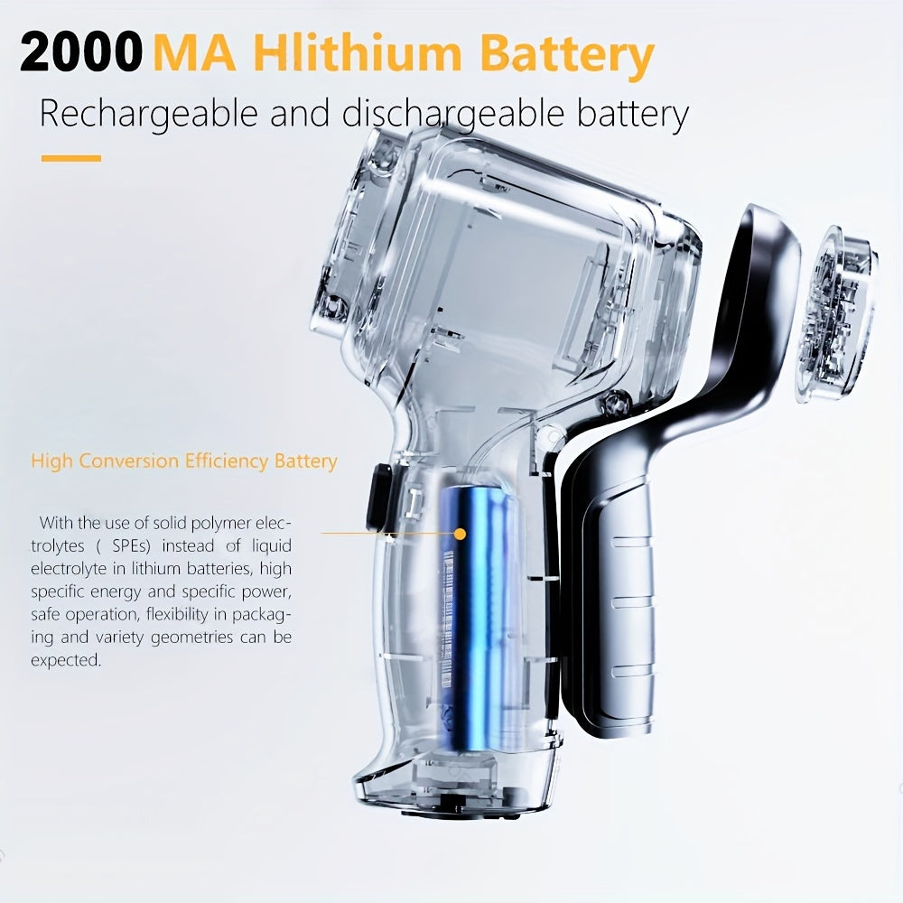 1PC Mini Powerful Car Vacuum Cleaner, Wireless Home Cleaning Robot, Blow And Suction Integrated Vacuum Cleaner, Suitable For Cleaning Homes, Keyboards, Sofas, And Both Wet And Dry Vacuum Cleaners Vacuum Accessories Cleaning S