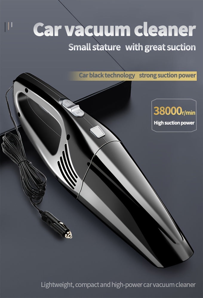 Car mounted vacuum cleaner, handheld, powerful, high-power, ultra strong suction, small mini handheld vacuum cleaner for use in vehicles