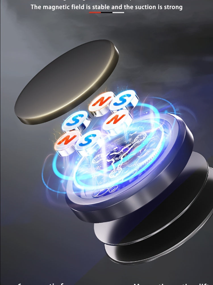 2023 Gravity-Free Revolution Magnetic Phone Car Mount - Effortless Navigation, Secure Universal Fit, Easy Install Stickers - The Ultimate Car Accessory for Safe Driving