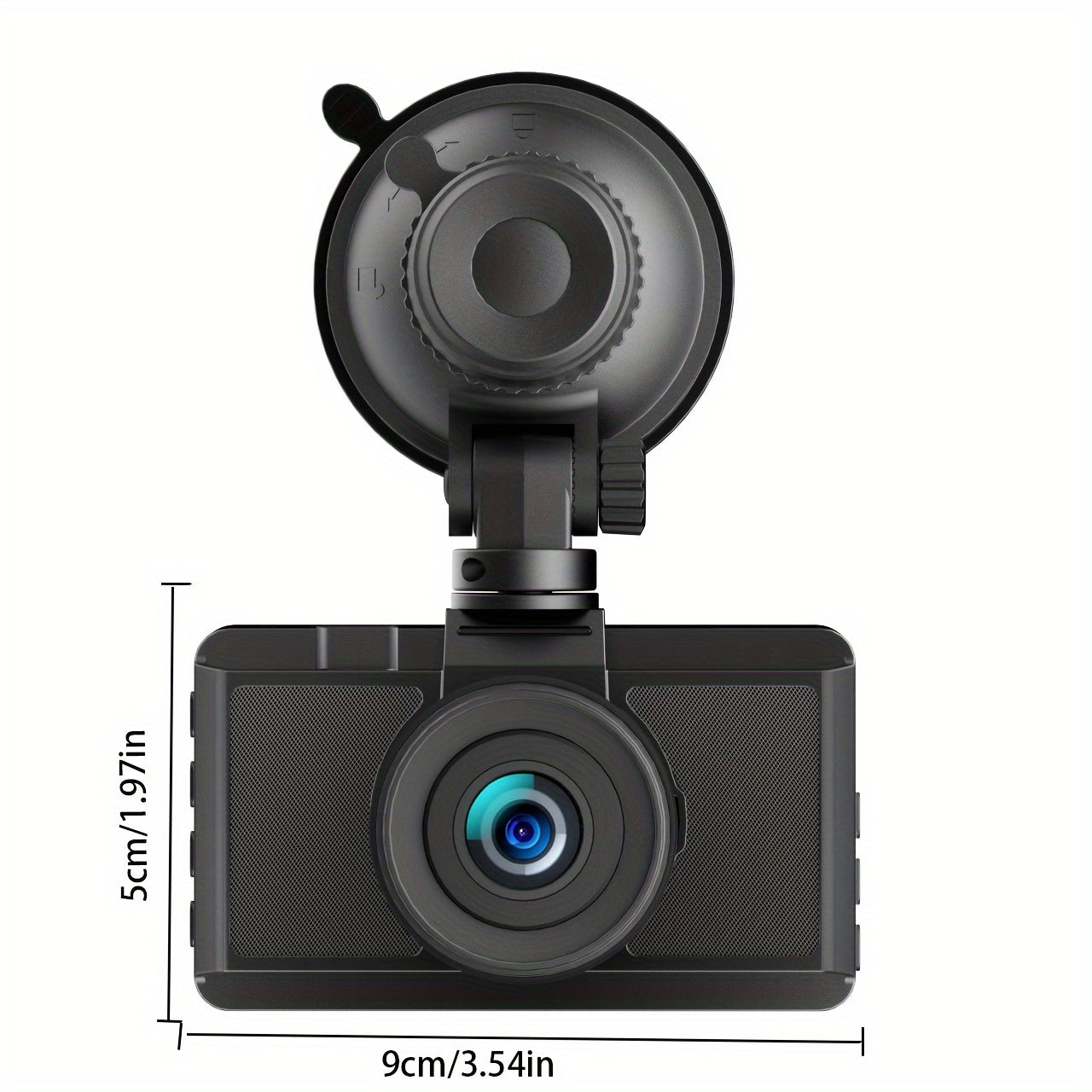 Dash Cam Front And Rear Camera, 3Inch Screen WiFi Dash Cam, 2.5K+1080P Dash Camera For Cars, Dashboard Camera With Free 64GB SD Card, Type-C Port, Parking Monitor, Super Night Vision