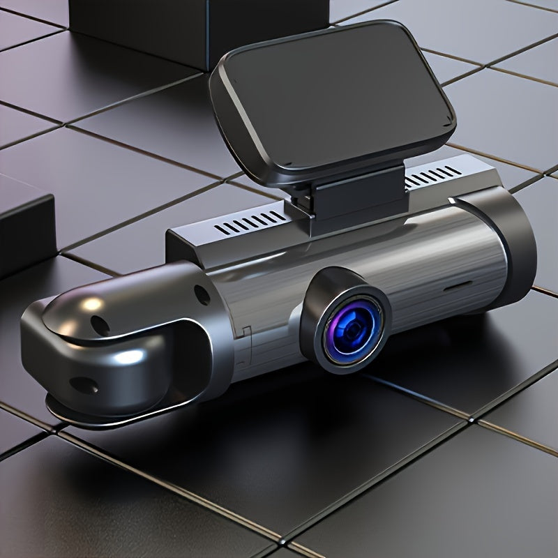 1080P Dual Camera Dash Cam For Cars With IR Night Vision, Loop Recording, And Wide Angle Lens-3.16 Inch IPS Screen, with 32GB SD Card Optional.