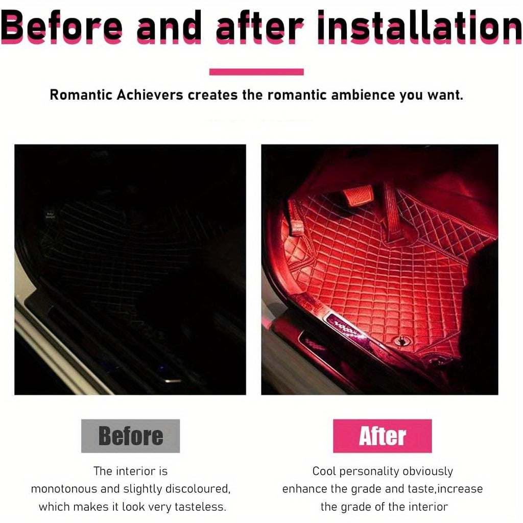 4pcs Universal Phantom Color Flow Car Led Wheel Light Burst Flash Wheel Light Colorful Wheel Light Combo RGB Wheel Ring