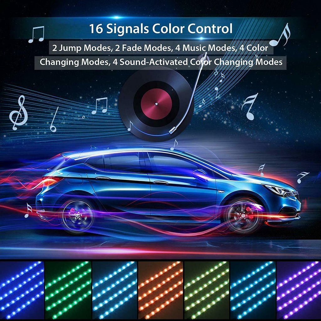 4pcs Universal Phantom Color Flow Car Led Wheel Light Burst Flash Wheel Light Colorful Wheel Light Combo RGB Wheel Ring