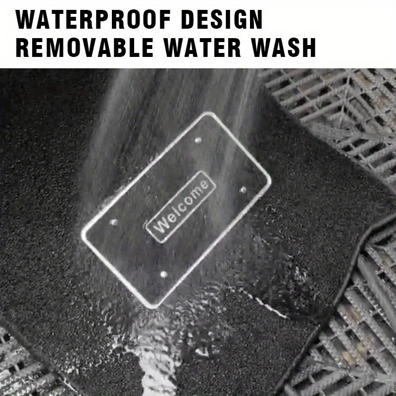 4pcs Custom car LED Light floor mat Ultra bright led Car floor mat Glow Interior Lighting LED Light Belt application control environment Neon Car Lighting Kit Car Foot mat Common Custom logo