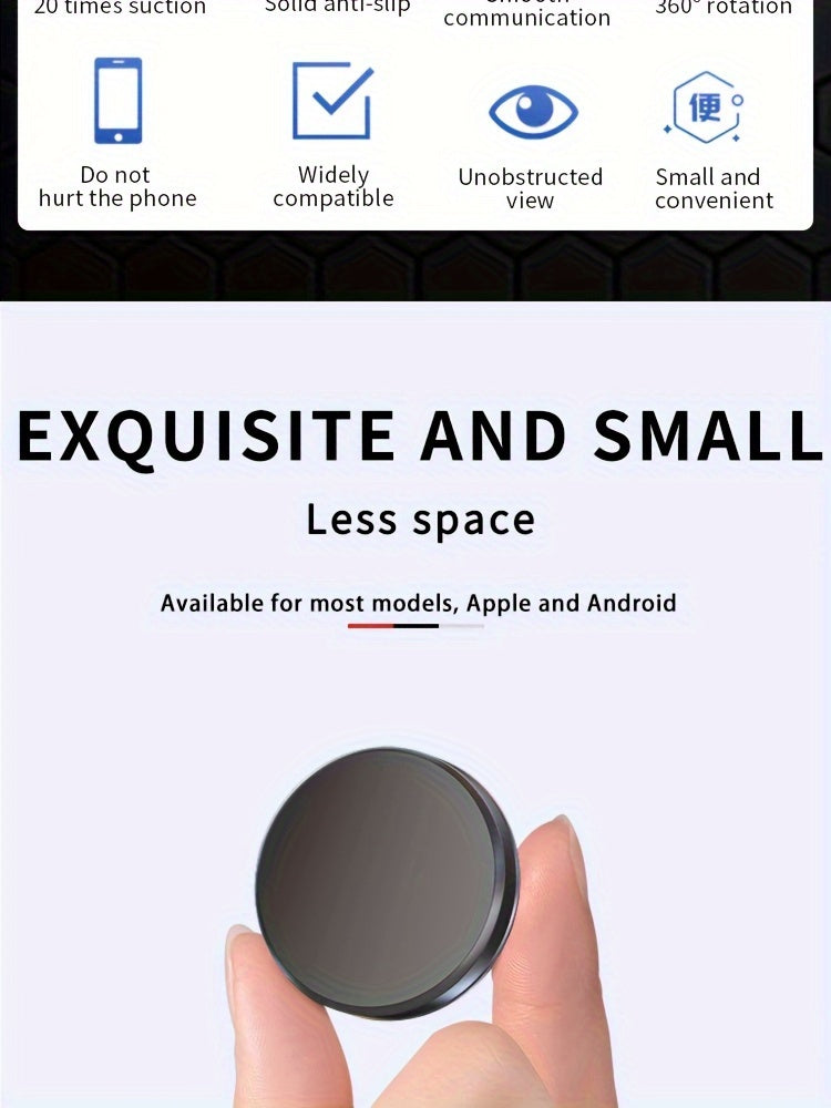 2023 Gravity-Free Revolution Magnetic Phone Car Mount - Effortless Navigation, Secure Universal Fit, Easy Install Stickers - The Ultimate Car Accessory for Safe Driving