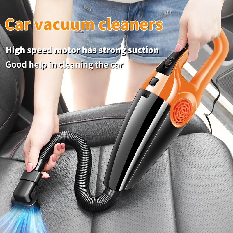 Car Vacuum Cleaner for Home Use, Large Suction Powerful Powerful Vacuum Cleaner for Car, Small Car Interior Vacuum Cleaner, Dry and Wet Dual-Use, Without Battery