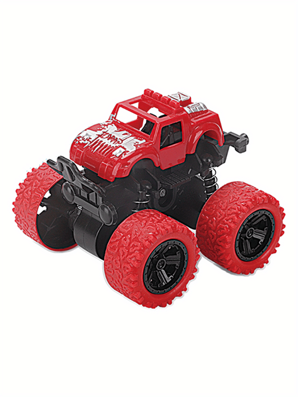 1pc Four-wheel Drive Two-way Inertial Off-road Stunt Car Can Rotate With 360° Stunt As Halloween Gift