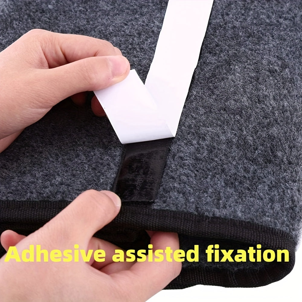 Black Grey Folding Car Boot Felt Cloth Storage Box Car Interior Organiser Model Bag