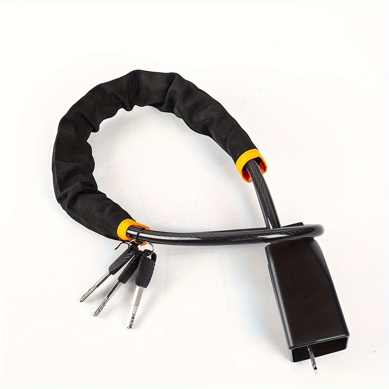 Cut-Resistant Retractable Bold Cable Besper Steel Steering Wheel Lock Anti-Theft Device with Seatbelt Fastener for Car & SUV Security - No Assembly Required