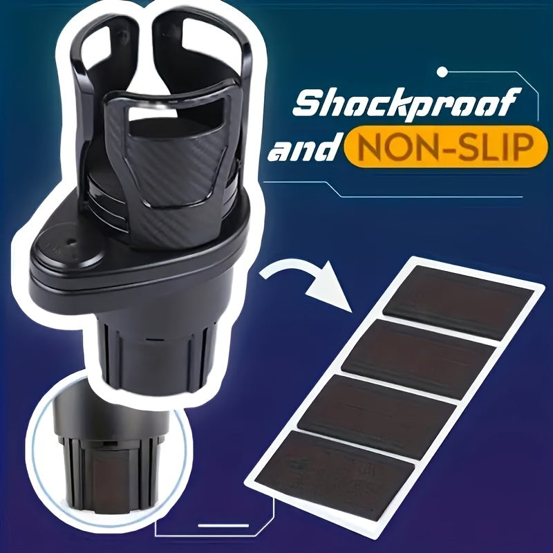Car Cup Holder Expander for Car Adapter Adjustable Multifunctional Dual Cup Holder with Phone Holder AromaRelax Organizer