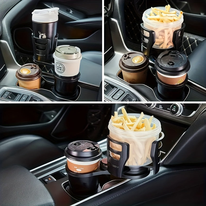 Car Cup Holder Expander for Car Adapter Adjustable Multifunctional Dual Cup Holder with Phone Holder Aromatherapy Organizer, thansgiving christmas new year gift
