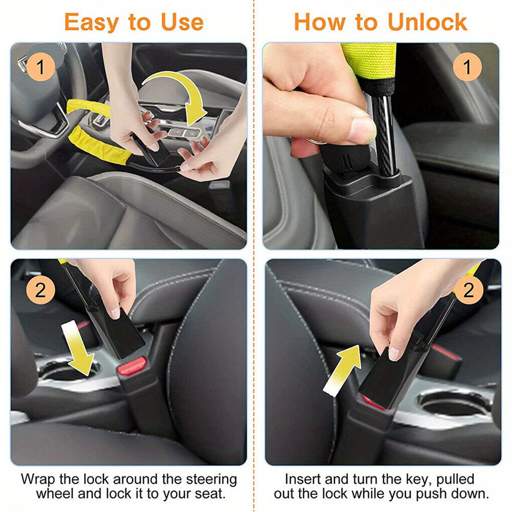 Car Anti-theft Lock Universal Type Car Steering Wheel Lock Car Anti-theft Lock