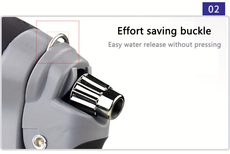 1pc High-Pressure Car Wash Water Gun, Durable Plastic, Garden Hose Nozzle, Multi-Functional Watering Tool, Powerful Cleaning for Cars & Gardens