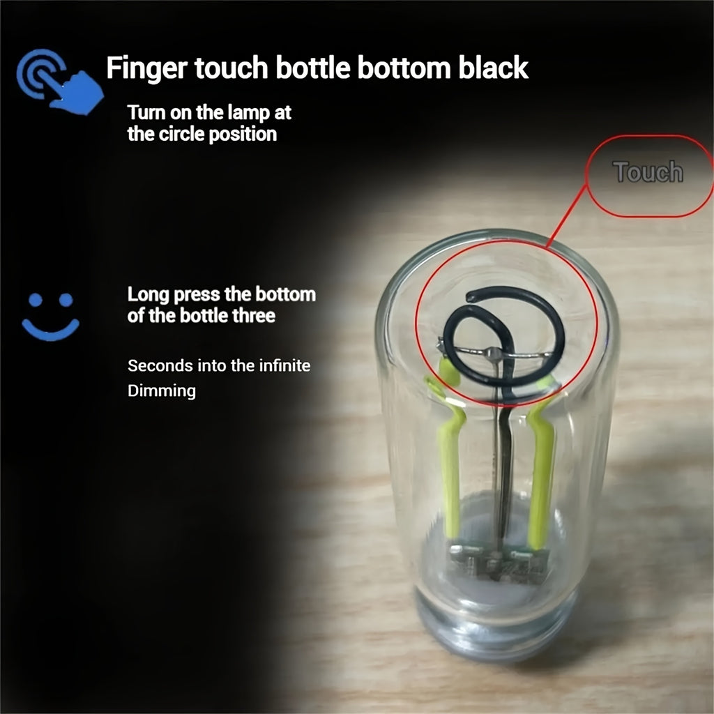 MUSCLECOW USB Car LED Ambient Light with Touch Control - Adjustable Brightness, No Wiring Required, Interior Mood Lighting, Night Light Decor, 5V Plug-and-Play, Fit for All Vehicles