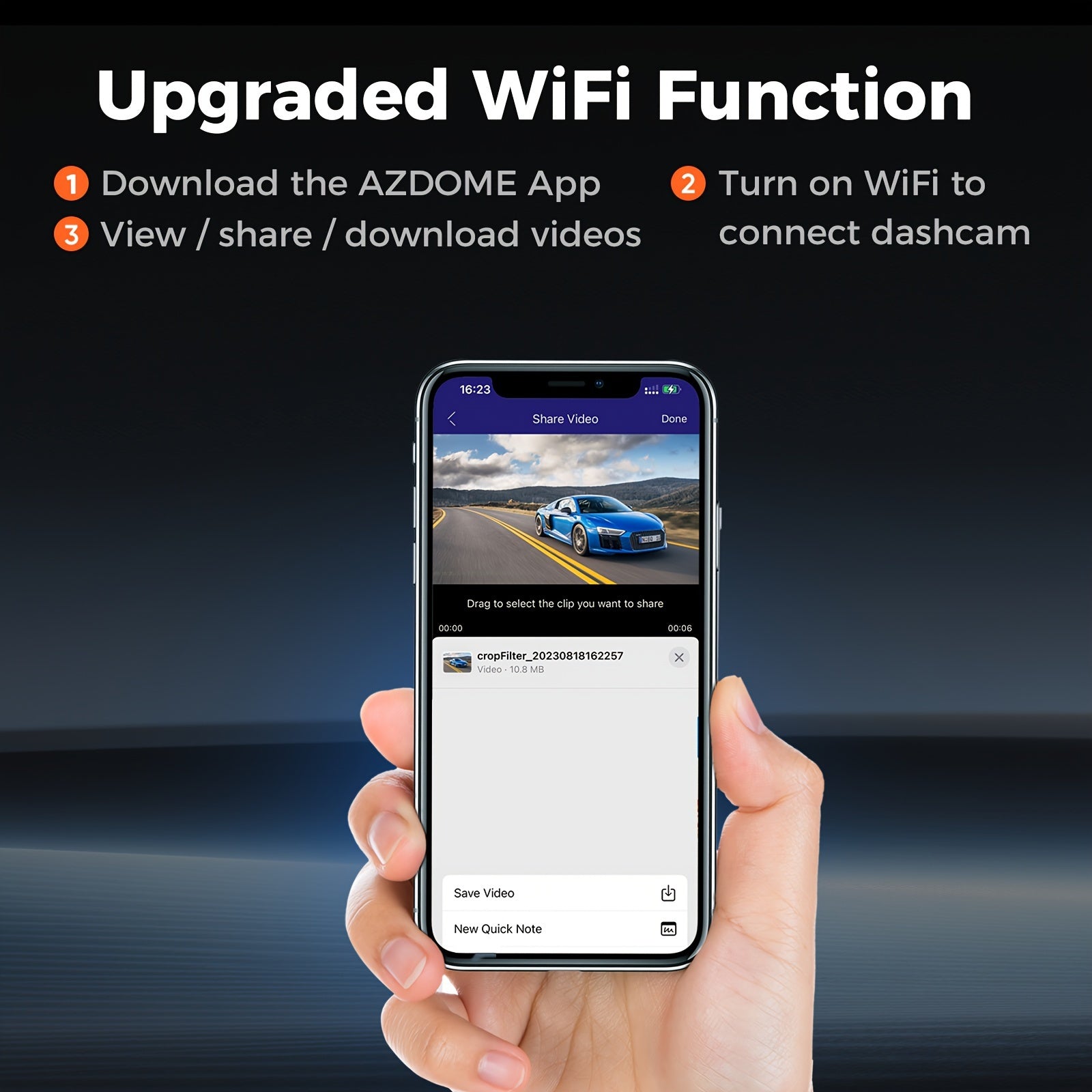 LD2K UHD 10" Full Touch Screen Rear View Mirror Dash Cam, Backup Camera, Front 2K And Rear 1080P Dual Channel Dash Cam, WDR Night Vision, Build-in WiFi, Loop Recording, Emergency Lock, Parking Mode, Simple Installation.