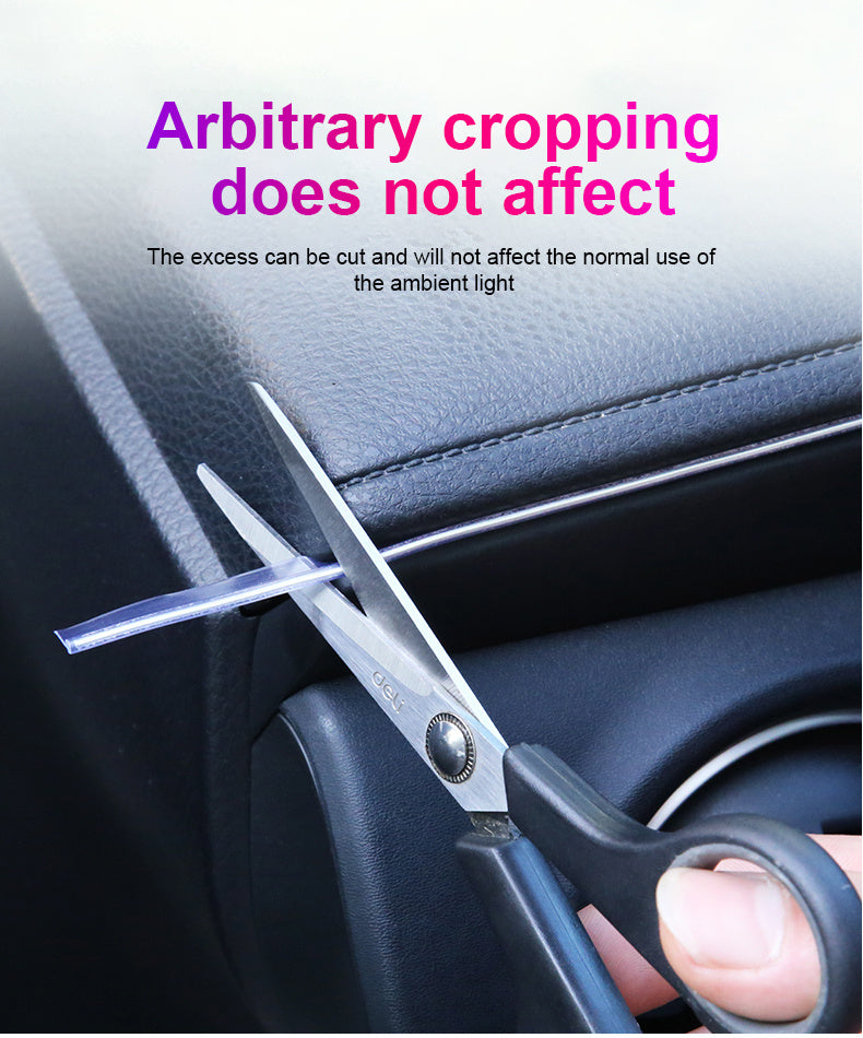 196.85inch Car Environment El Wire LED USB Flexible Neon Interior Lights Assembly RGB Light for Automotive Decoration Lighting Accessories for car party DIY Living Room and Bedroom Atmosphere Decoration, Bedroom Lights, Best