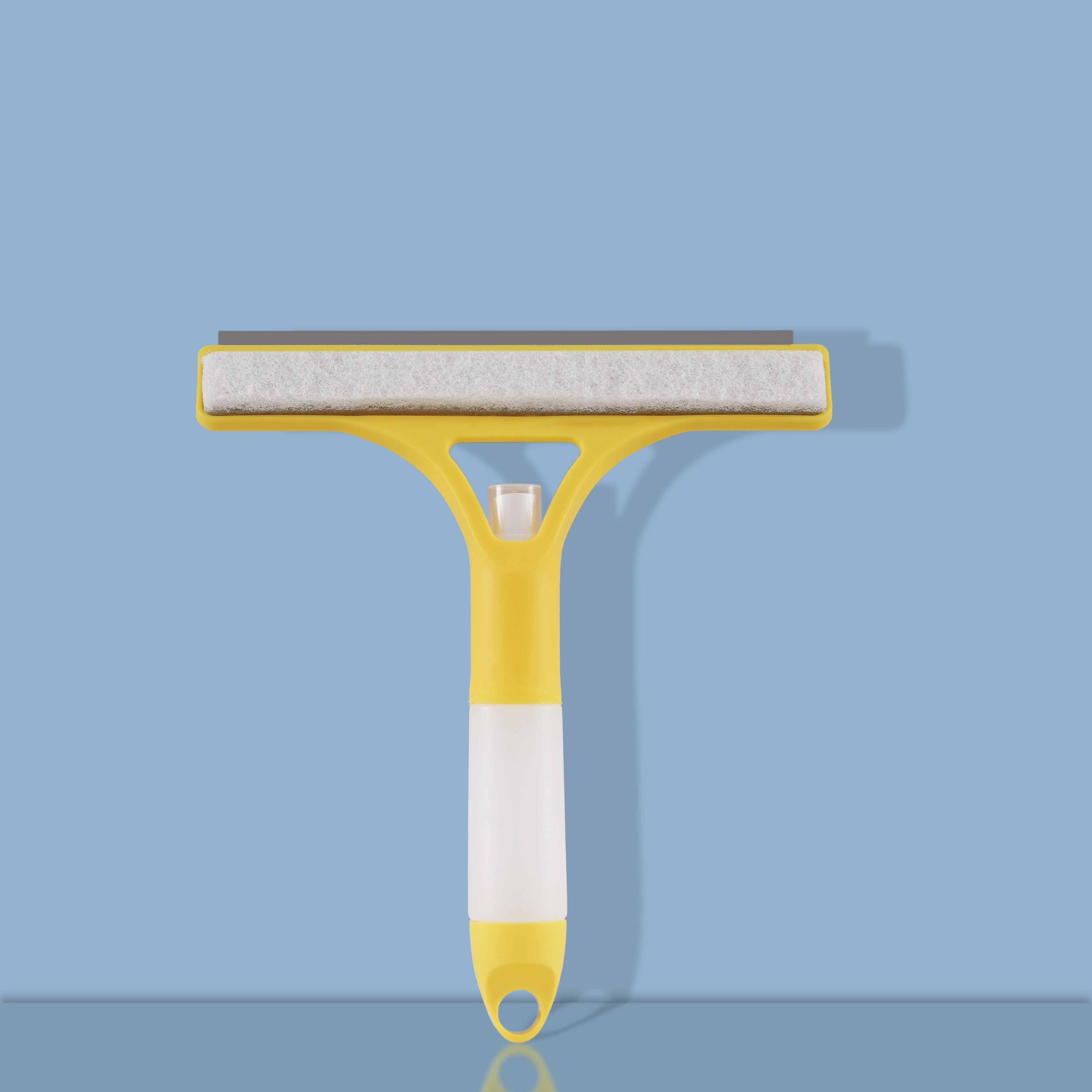 1pc, 3 In 1 Glass Wiper With Scraper And Sprayer, Window Cleaner, Multifunctional Handheld Shower Window Glass Scraper For Spraying, Washing And Scraping, Squeegee For Window, Tile, Car Windshield, Mirror, Bathroom, Cleaning