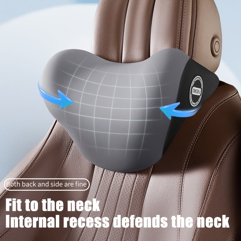 [CHEGES Car Headrest] CHEGES High-grade Memory Foam Car Headrest | Polyester Car Neck Pillow for Four Seasons General Car Automotive Supplies Accessories