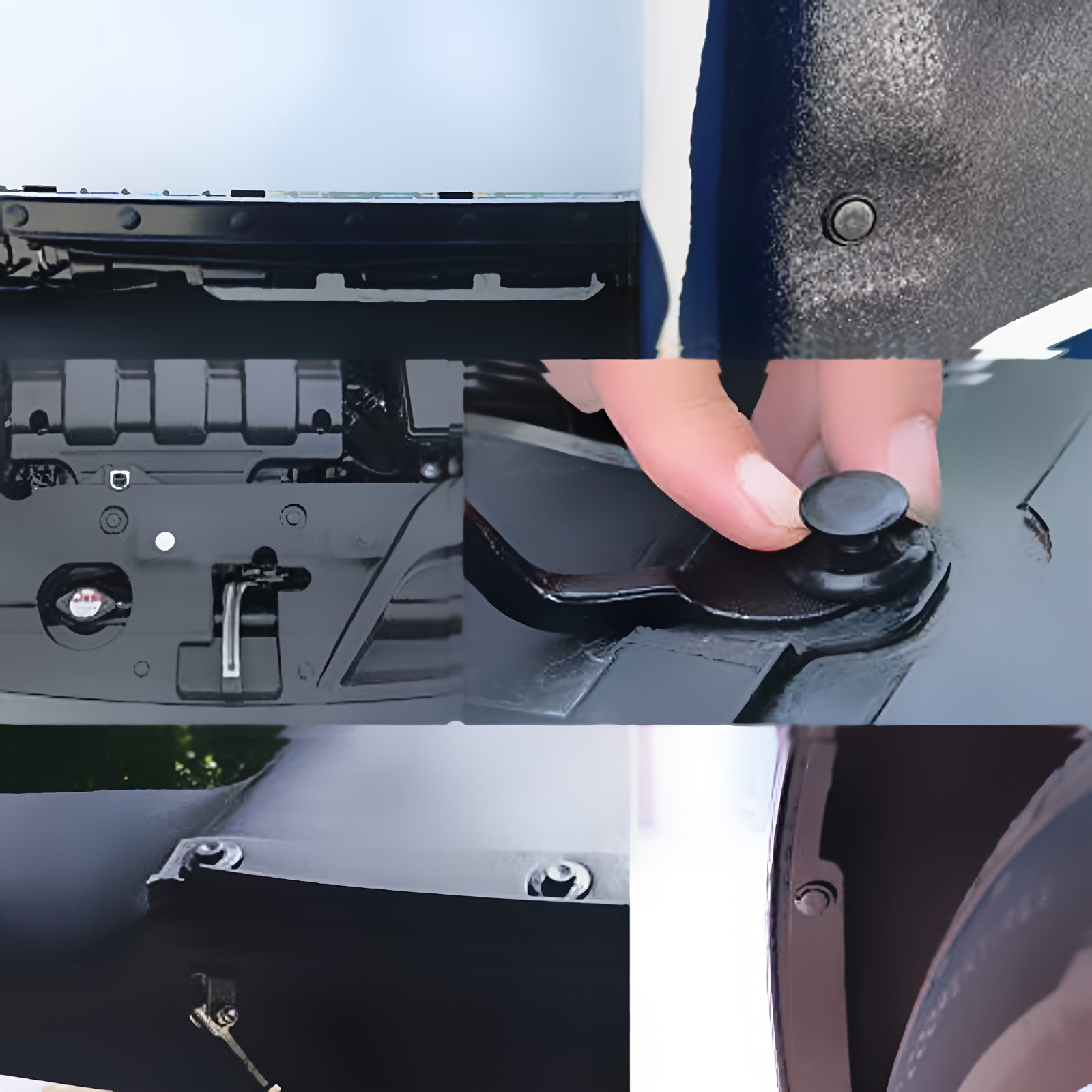 200pcs Car Fixing Clip 6mm7mm8mm9mm10mm Universal Six Types Of Mixed for Toyota for Ford for GM for Honda Bumper Push Rivet Auto Parts Removal Tools