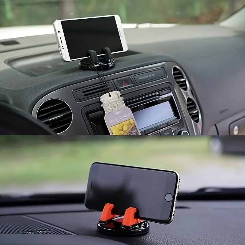 360 Degree Rotatable Mobile Phone Bracket Non-slip Mobile Installation Dashboard GPS Navigation Universal Mobile Phone Bracket Rotatable Car Mobile Phone Bracket