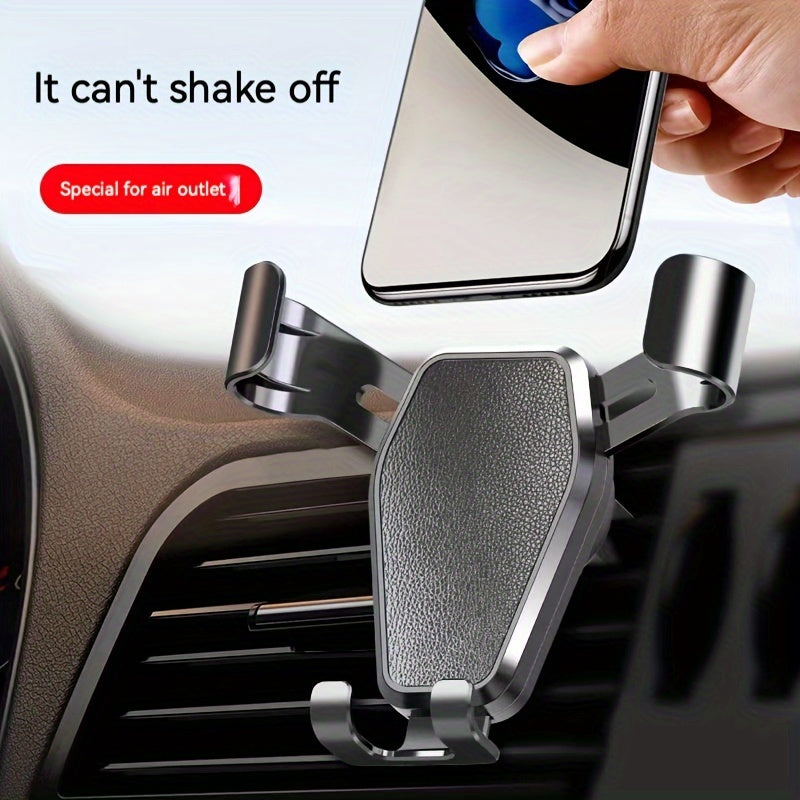 Car Navigation Mobile Phone Holder Car Air Outlet Anti Shaking Gravity Car Holder Factory Mobile Phone Holder
