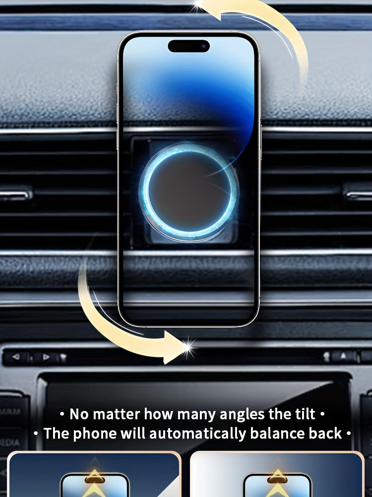 2023 Gravity-Free Revolution Magnetic Phone Car Mount - Effortless Navigation, Secure Universal Fit, Easy Install Stickers - The Ultimate Car Accessory for Safe Driving